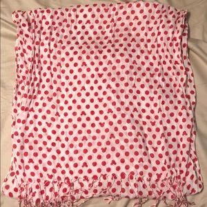 Red polka dot Disney Scarf